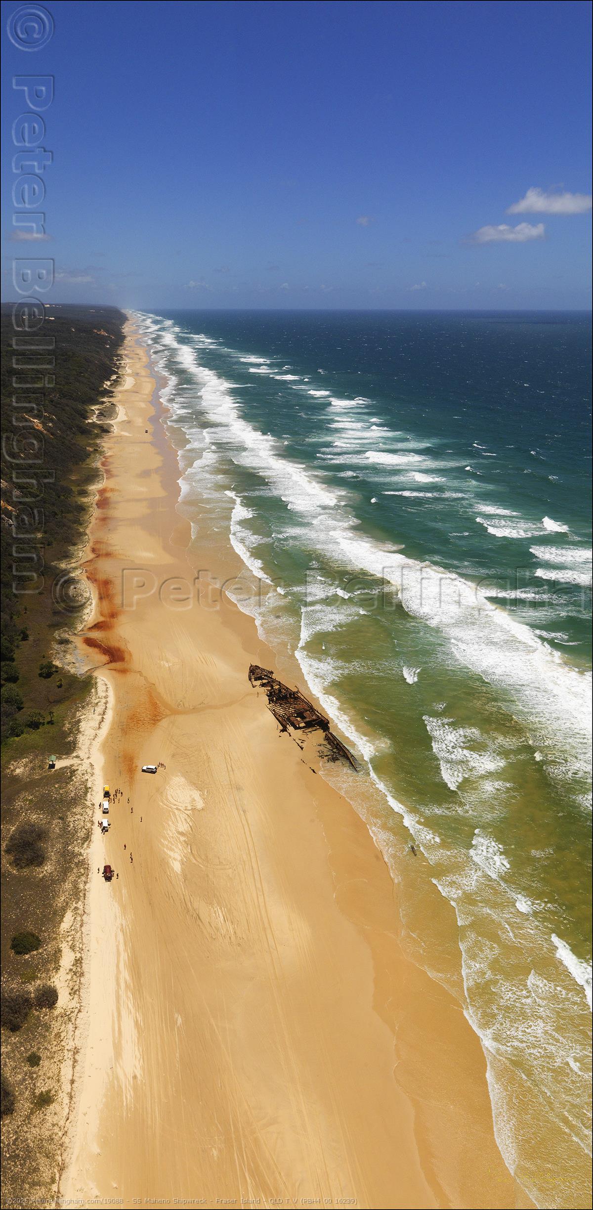 Peter Bellingham Photography SS Maheno Shipwreck - Fraser Island - QLD T V (PBH4 00 16239)